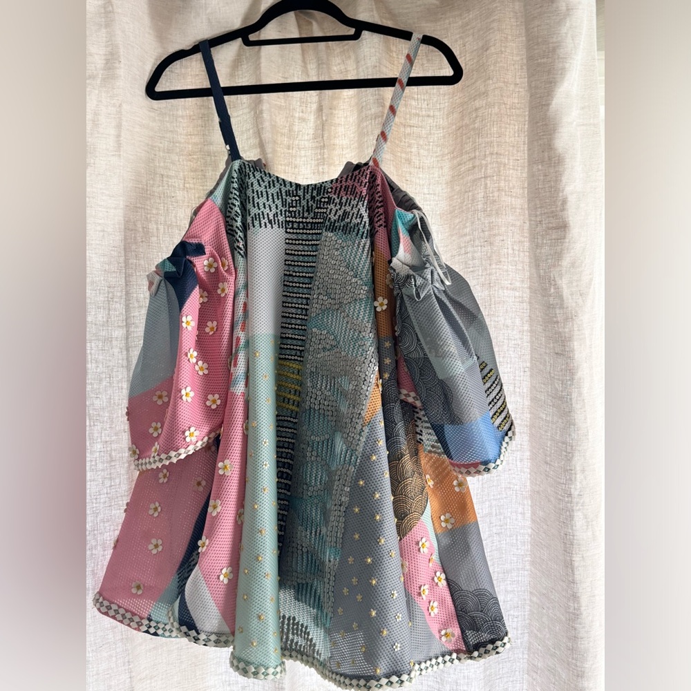 (PANKA) & NIDHI domino dress, multi color, size 00P